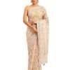 MOHEY Women's Net Embroidered|Stone Work Saree