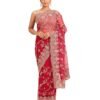 MOHEY Women's Net Embroidered|Stone Work| Saree