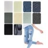 Homeaura Iron-On Patches - 10 Pcs Colorful Cloth Sticker Patches for Clothing, Pure Color Appliqué Patches, 9.5 x 12.5 cm, Perfect for DIY Crafts, Fashion, and Personalized Gifts